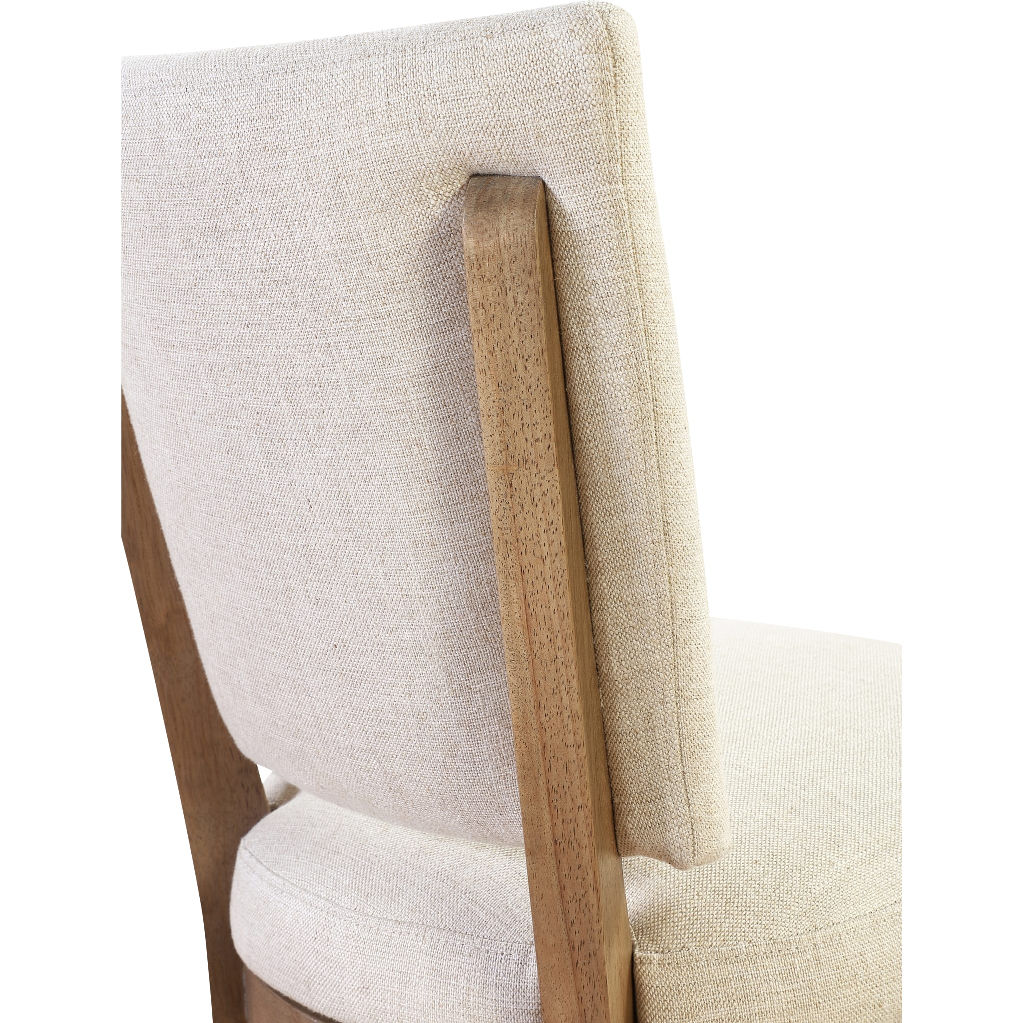Sumner Channel Back Upholstered Dining Chair in Natural