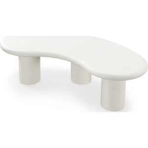 Sven Tall Wooden Coffee Table in Rice