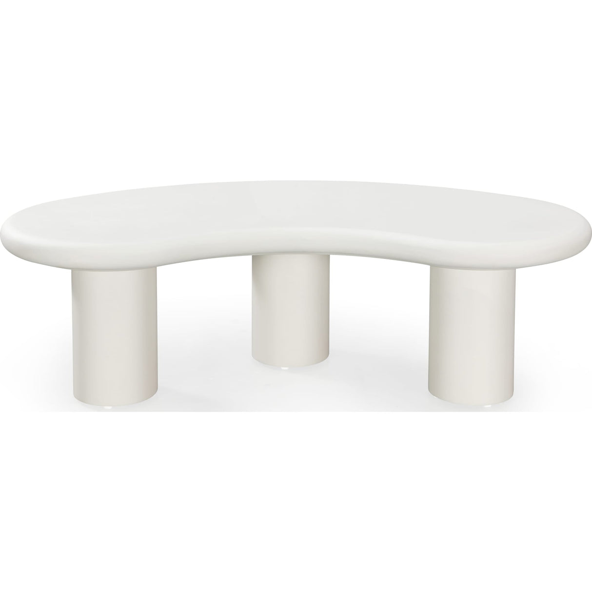 Sven Tall Wooden Coffee Table in Rice