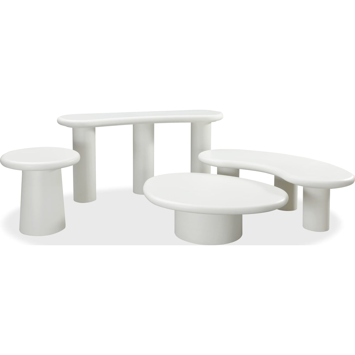 Sven Wooden Console Table in Rice