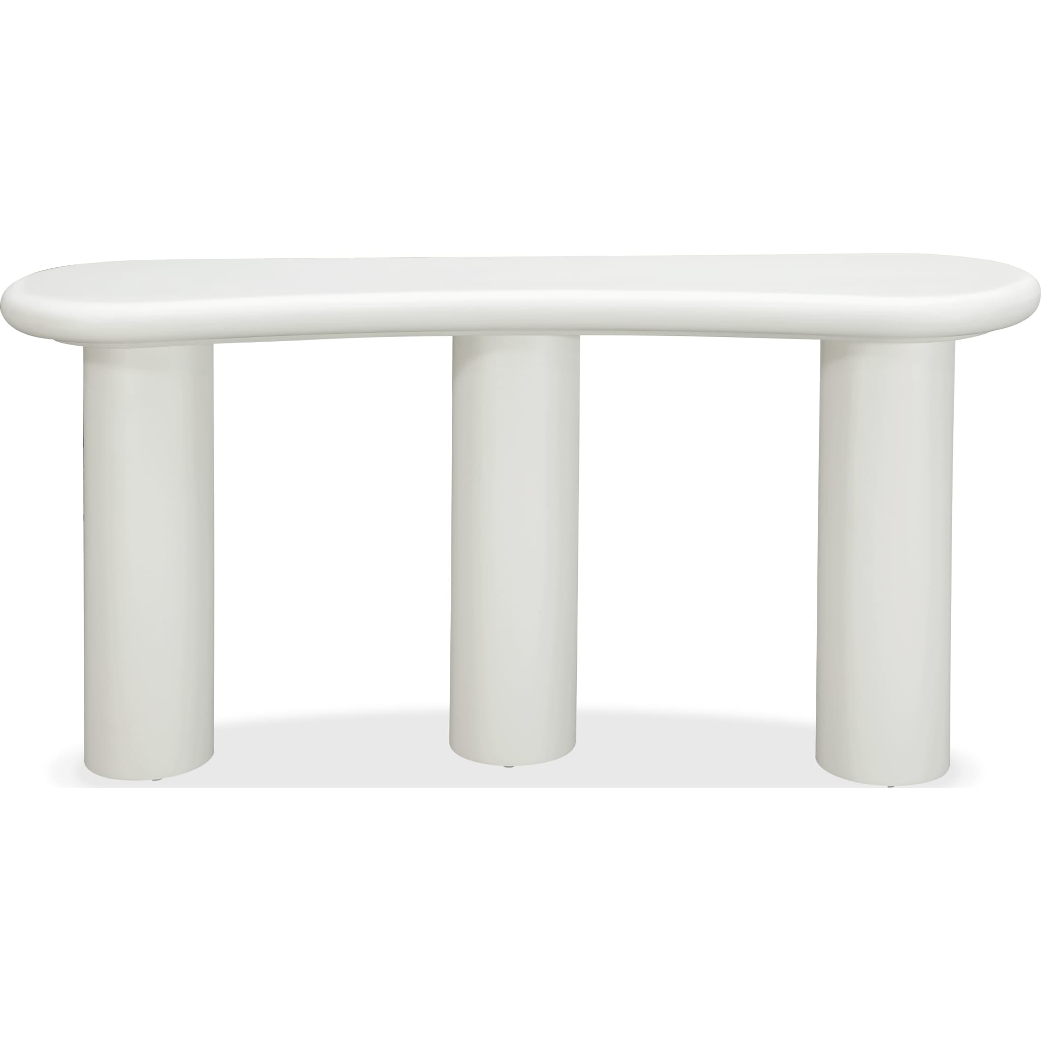 Sven Wooden Console Table in Rice