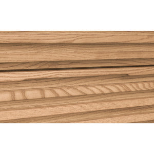 Tanner Five Drawer Ash Wood Chest in Flaxen