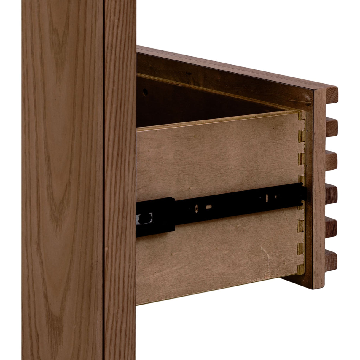 Tanner Six Drawer Ash Wood Dresser in Roux