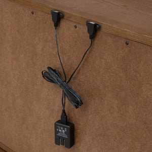 Tanner Two Drawer Ash Wood Nightstand in Roux