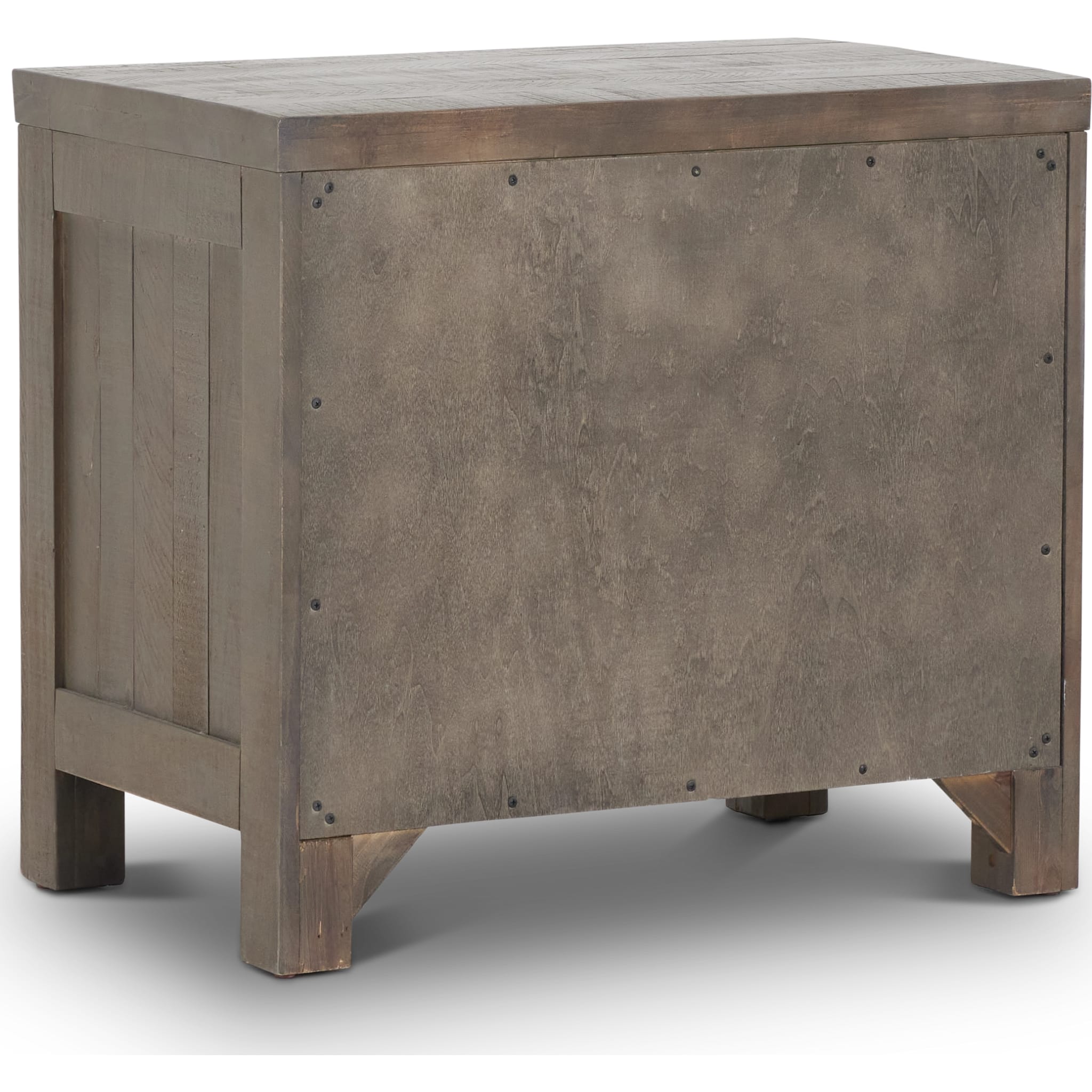 Taryn Nightstand in Rustic Grey