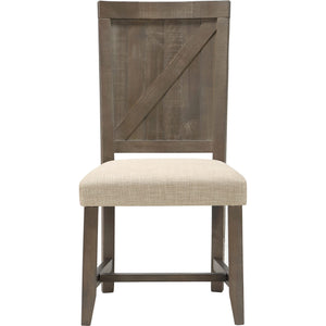 Taryn Wood Chair in Rustic Grey