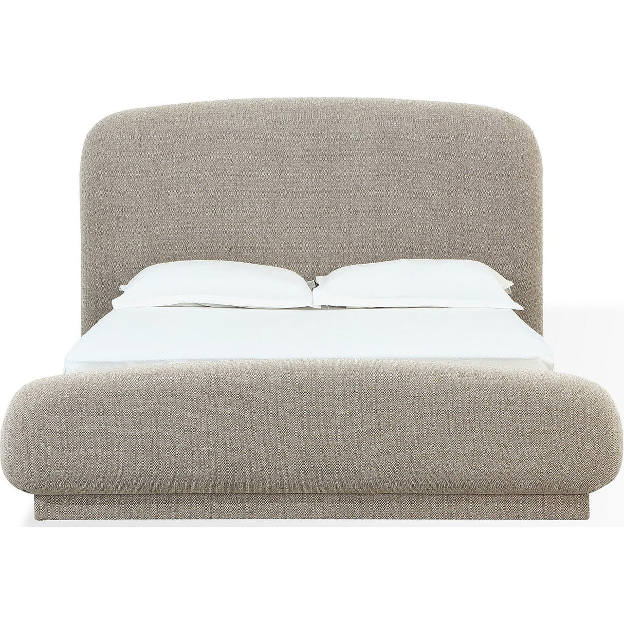 Tirimbina Chenille Upholstered Platform Bed in Hyena