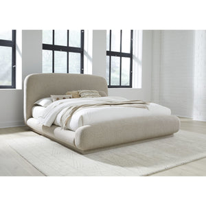 Tirimbina Chenille Upholstered Platform Bed in Hyena