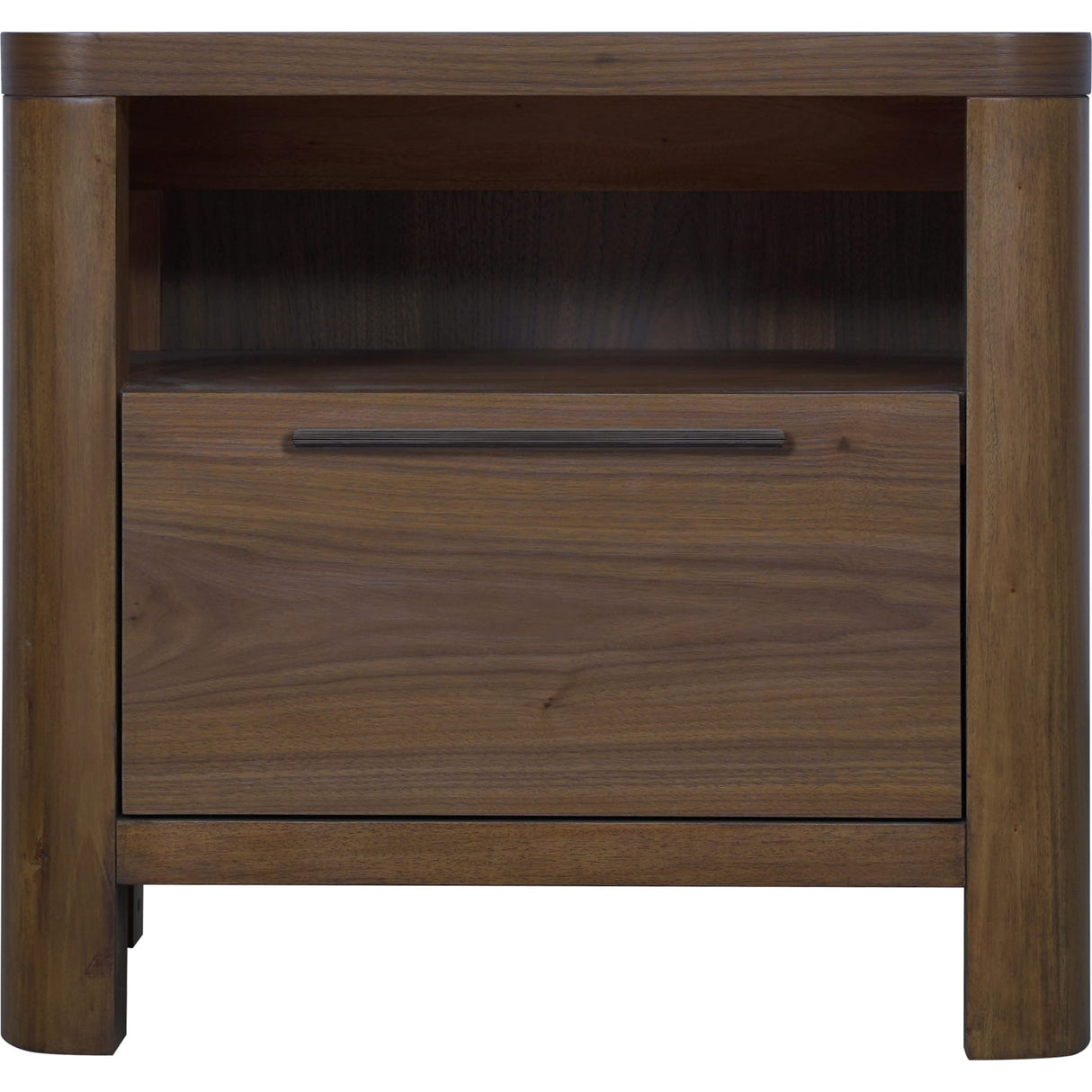 Totes One Drawer Nightstand in English Walnut