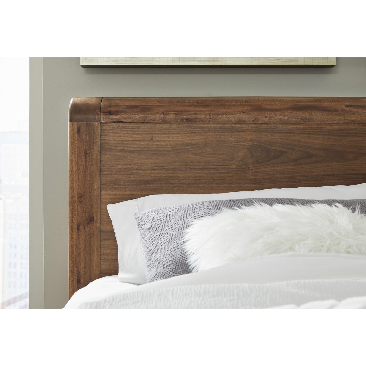 Totes Platform Bed in English Walnut