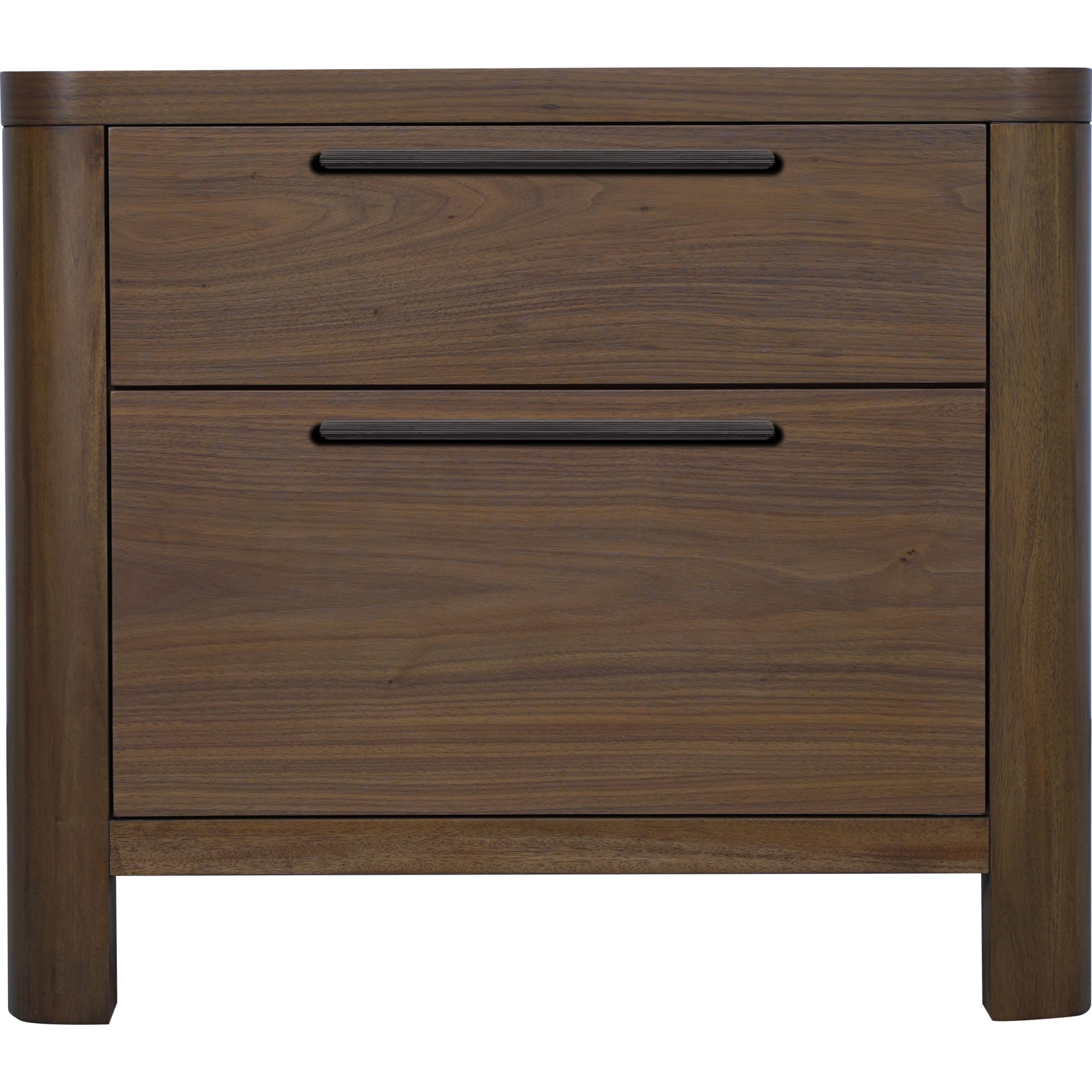 Totes Two Drawer Nightstand in English Walnut