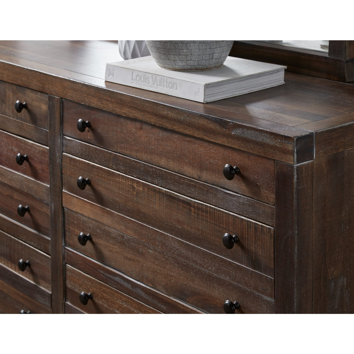 Townsend Eight Drawer Solid Wood Dresser in Java (2024)