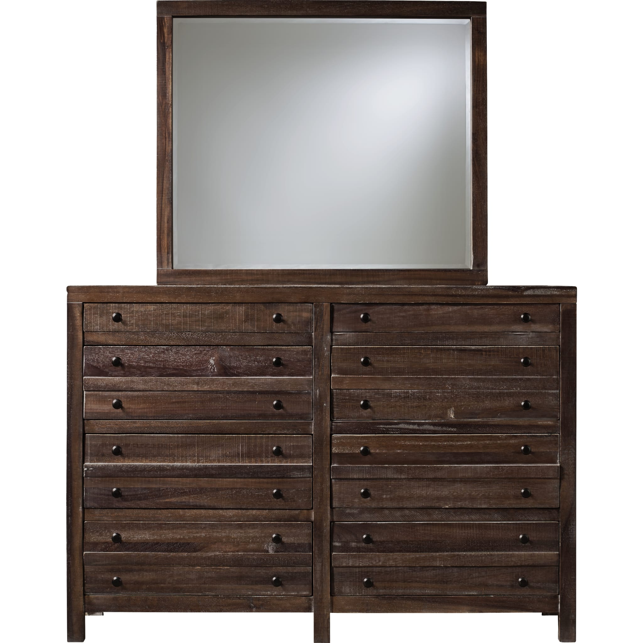 Townsend Eight Drawer Solid Wood Dresser in Java (2024)