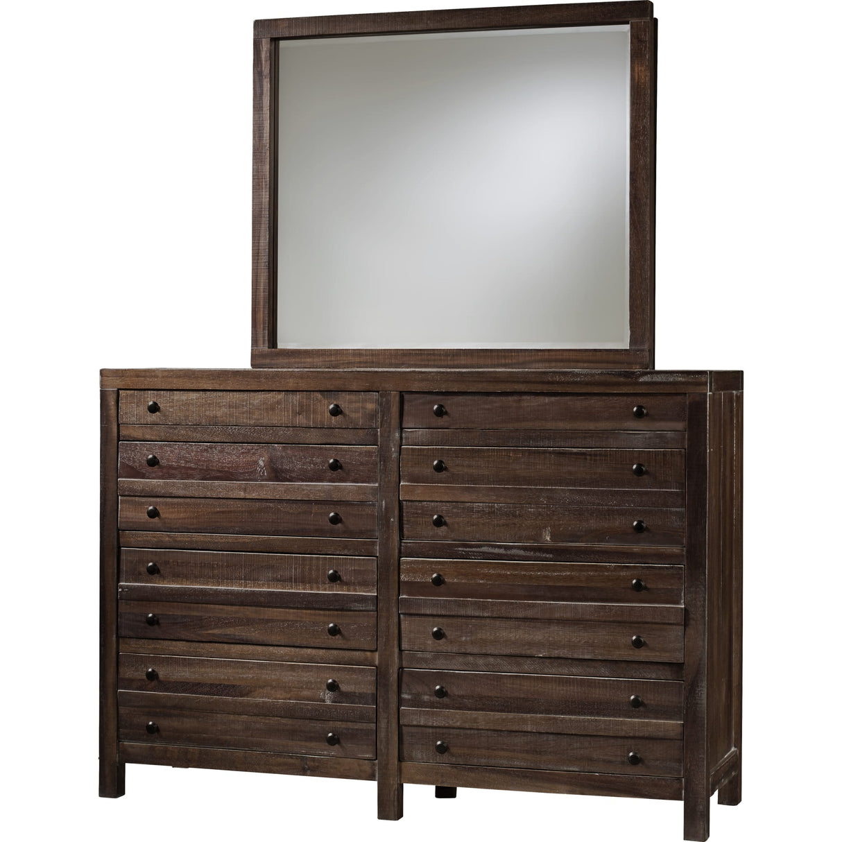 Townsend Eight Drawer Solid Wood Dresser in Java (2024)