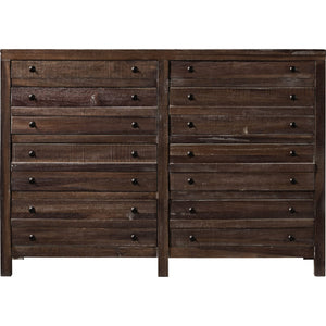 Townsend Eight Drawer Solid Wood Dresser in Java (2024)