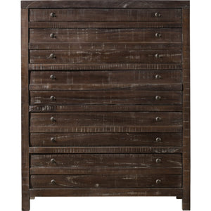 Townsend Five Drawer Solid Wood Chest in Java