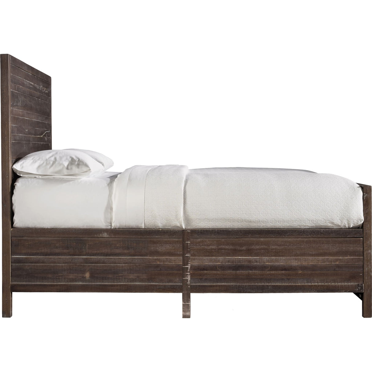 Townsend Solid Wood Panel Bed in Java