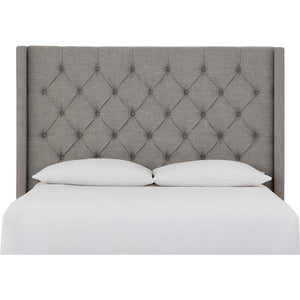 Verona Tufted Upholstered Headboard in Speckled Grey