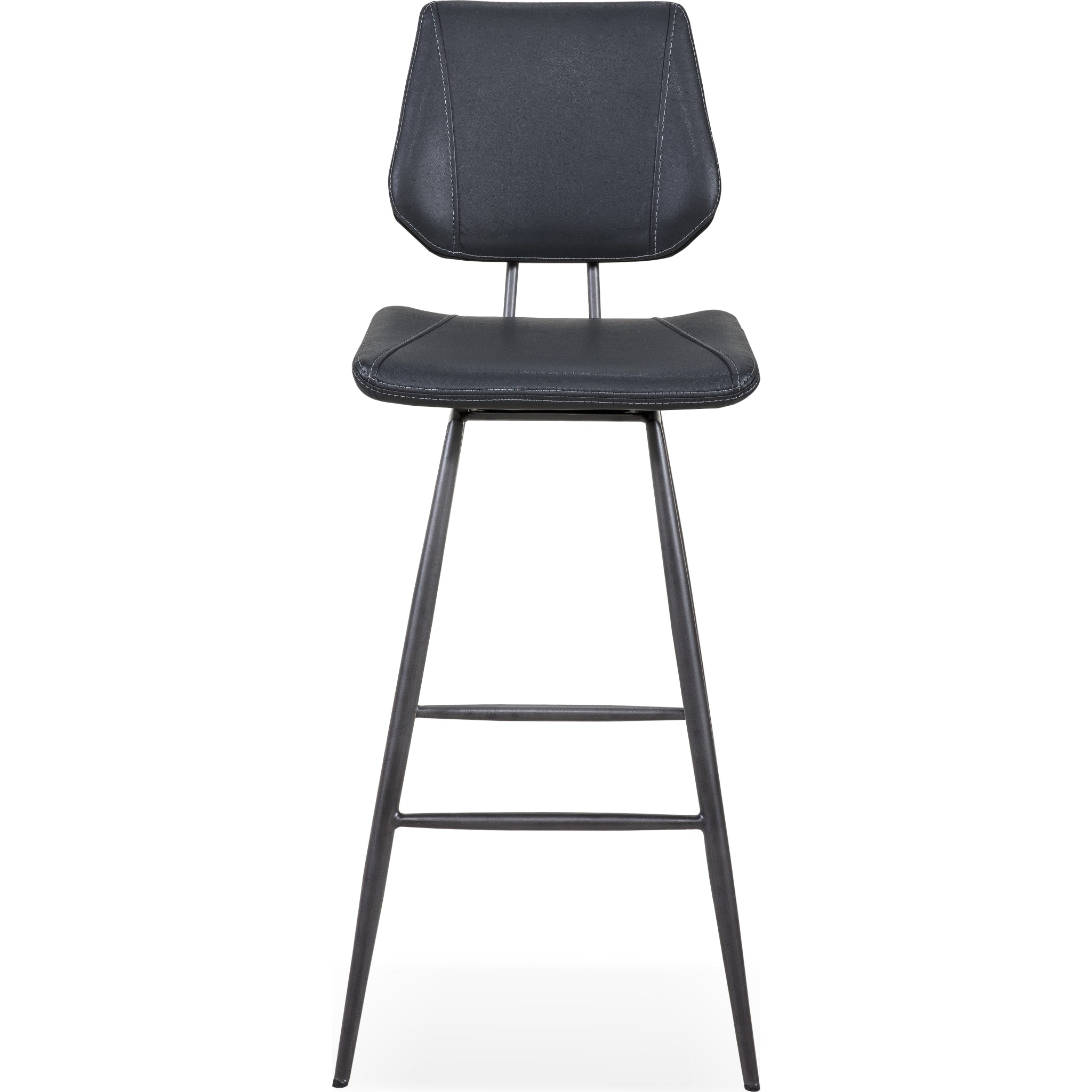 Vinson Modern Swivel Bar Stool in Cobalt