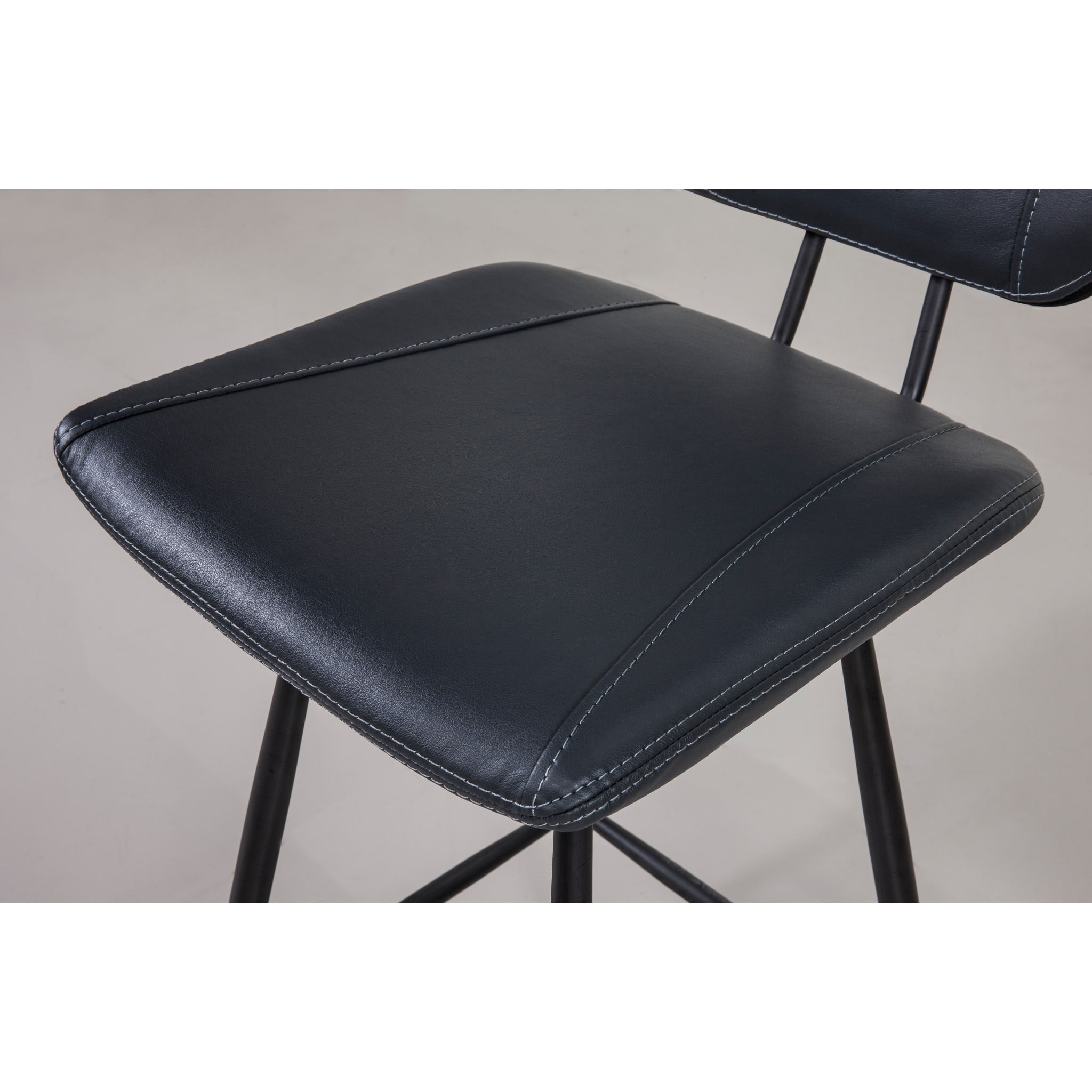 Vinson Modern Swivel Bar Stool in Cobalt