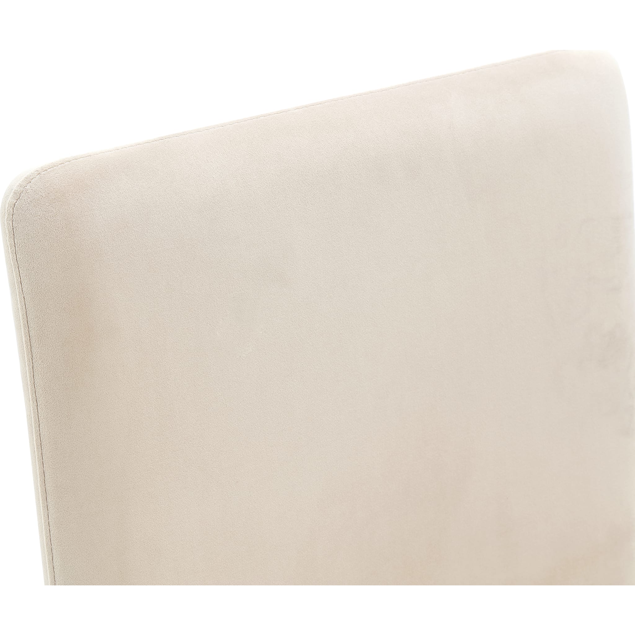 Winston Fully Upholstered Side chair in Sand Velvet