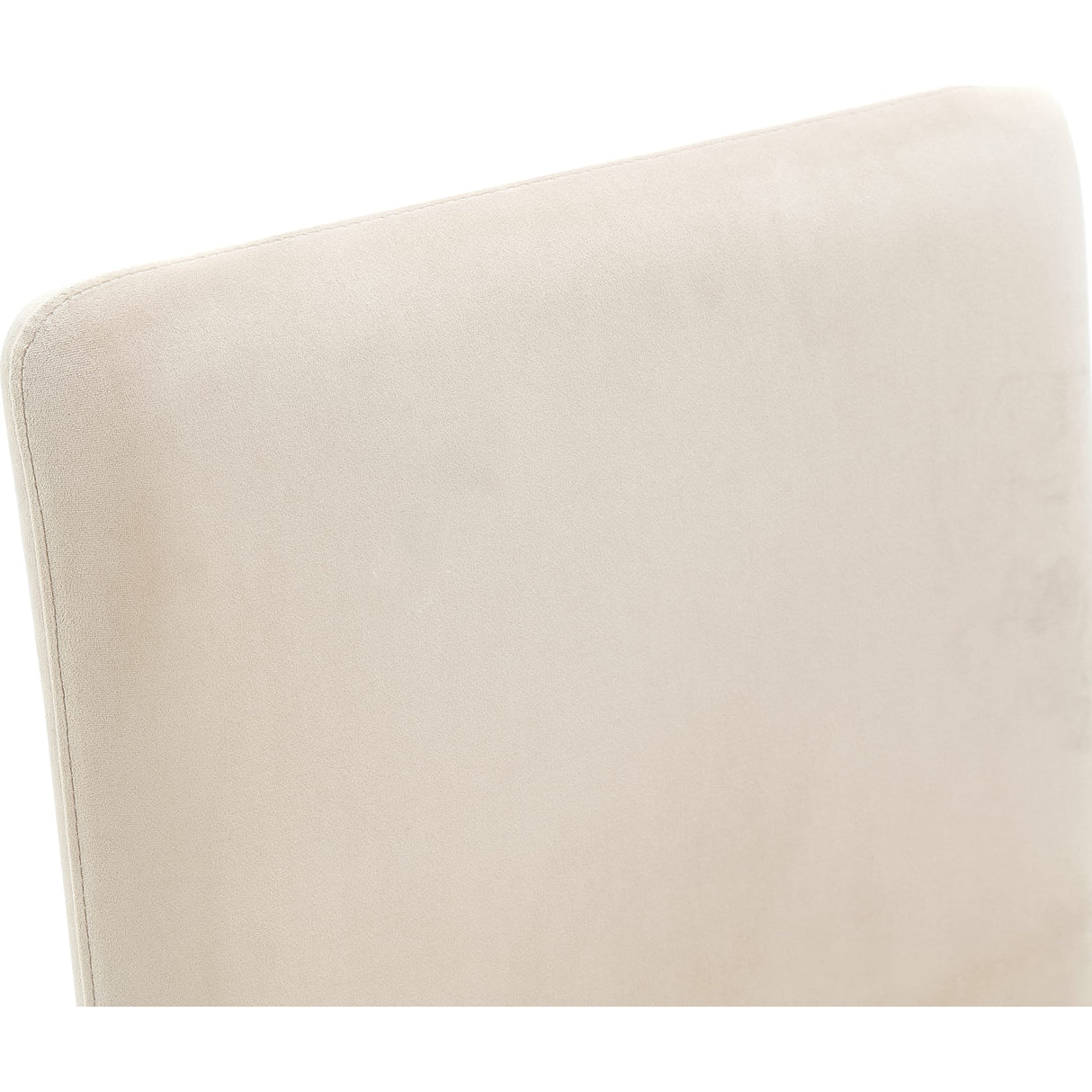 Winston Fully Upholstered Side chair in Sand Velvet