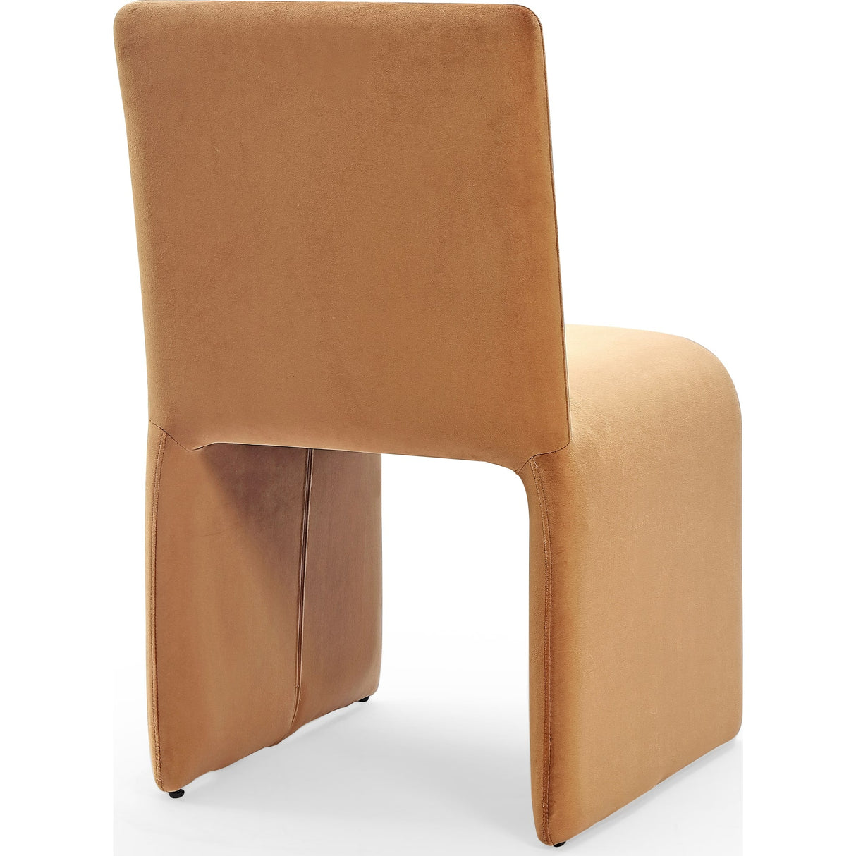Winston Fully Upholstered Side chair in Whiskey Velvet