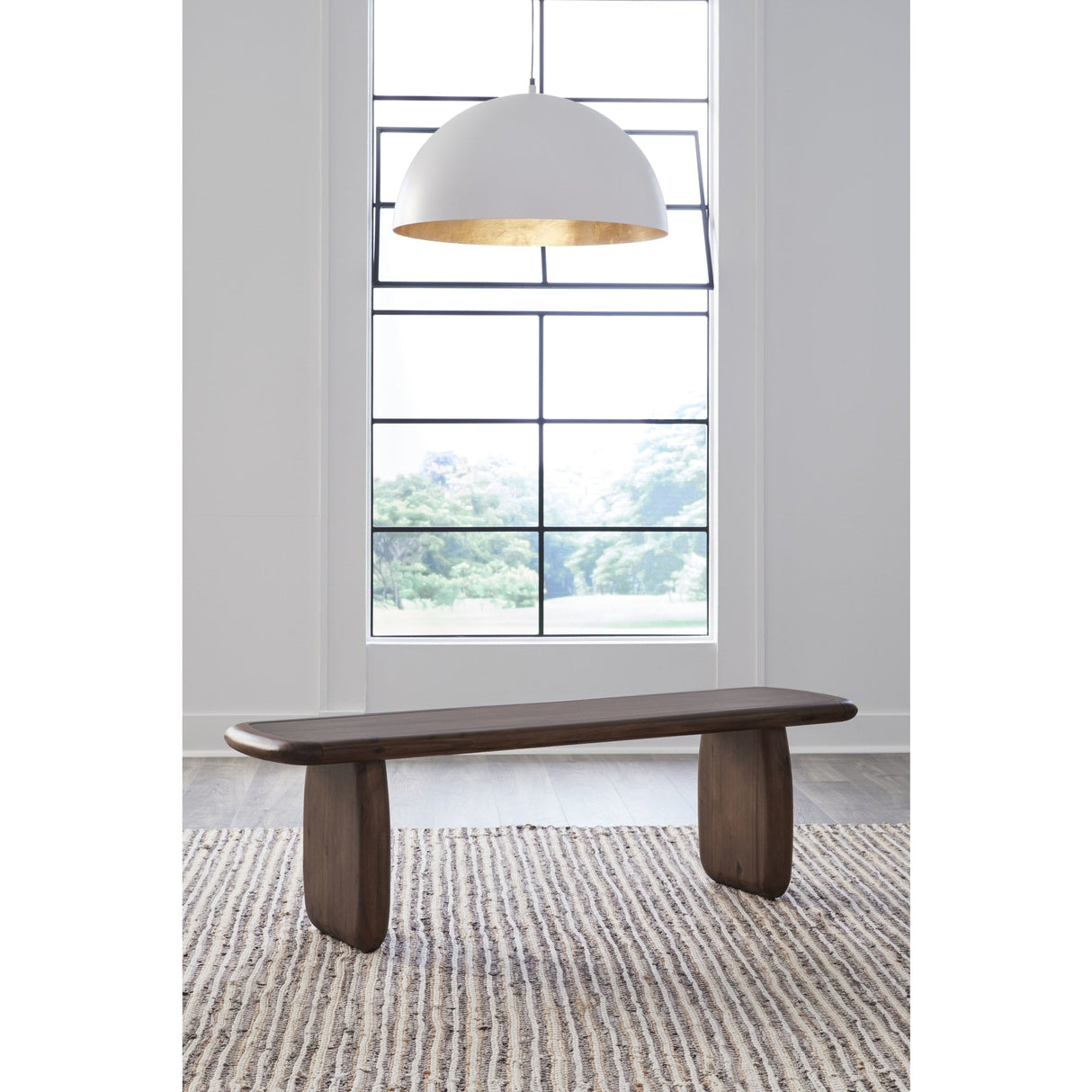 Xolani Acacia Wood Bench in Impala