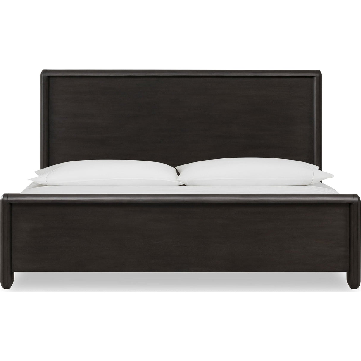 Xolani Acacia Wood Platform Bed in Jaguar