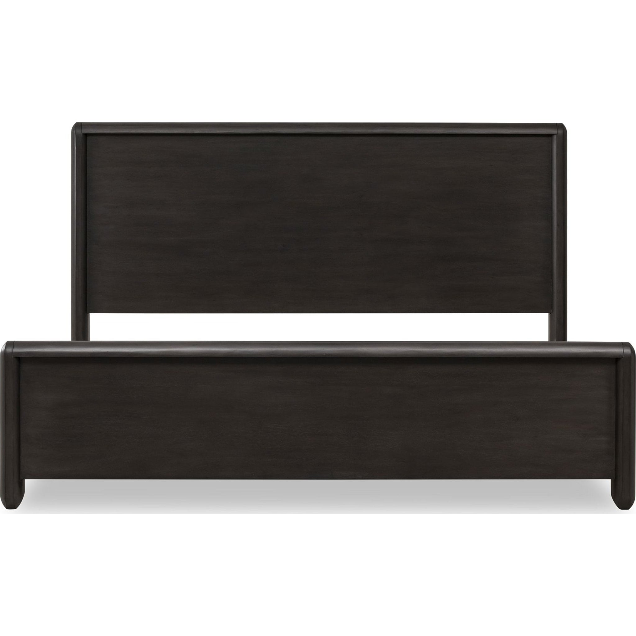 Xolani Acacia Wood Platform Bed in Jaguar
