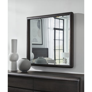 Xolani Beveled Glass Wall or Dresser Mirror in Jaguar