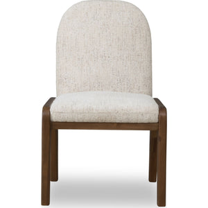 Xolani Chenille Upholstered Dining Chair in Chinchilla and Impala