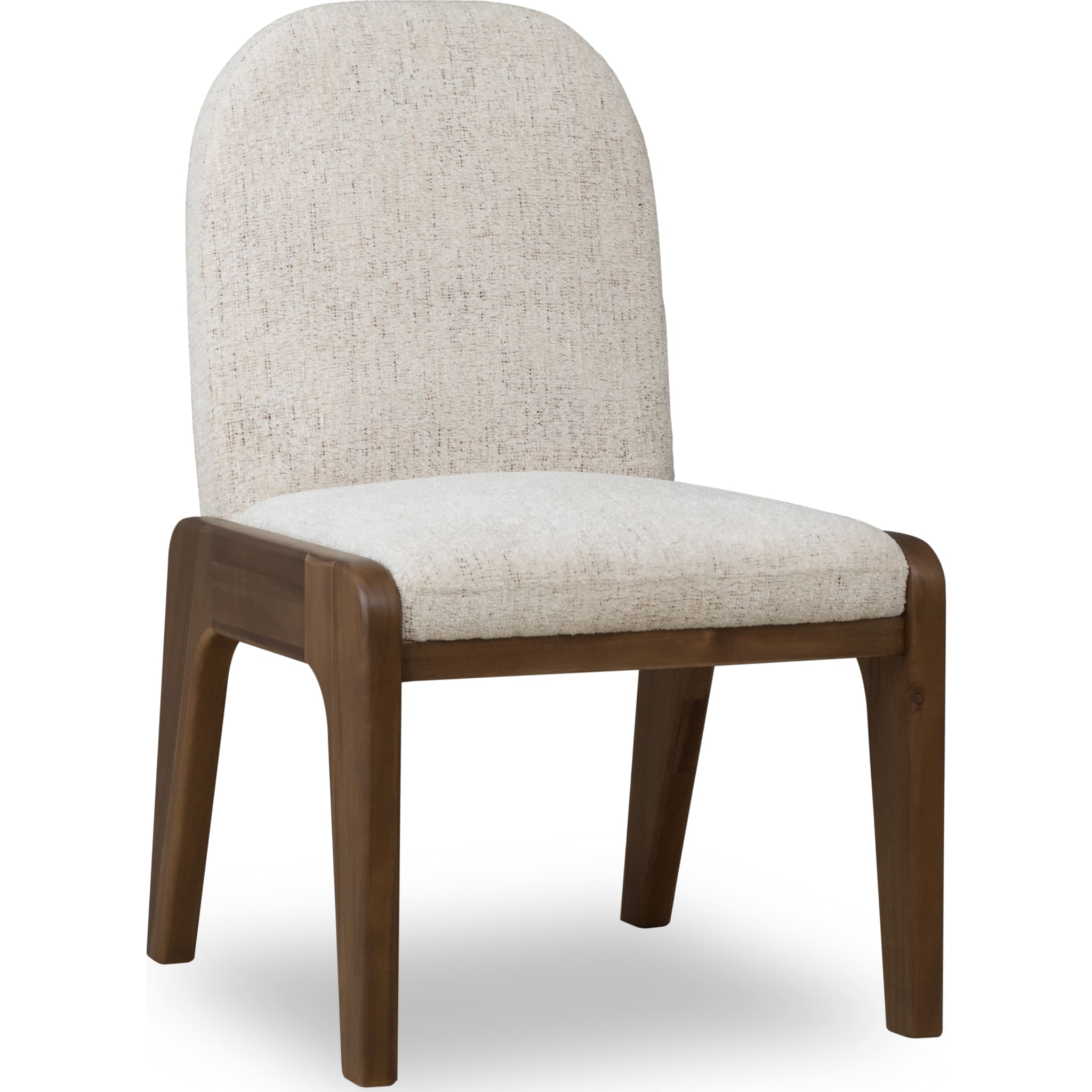 Xolani Chenille Upholstered Dining Chair in Chinchilla and Impala