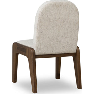 Xolani Chenille Upholstered Dining Chair in Chinchilla and Impala
