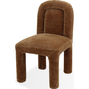 Xolani Fully Upholstered Dining Chair in Amber Sand Chenille