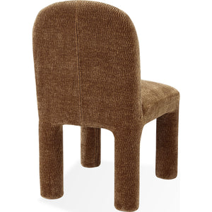 Xolani Fully Upholstered Dining Chair in Amber Sand Chenille