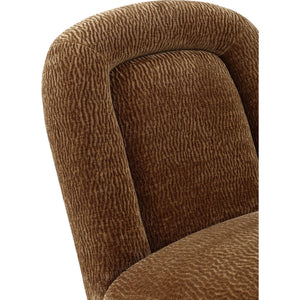 Xolani Fully Upholstered Dining Chair in Amber Sand Chenille