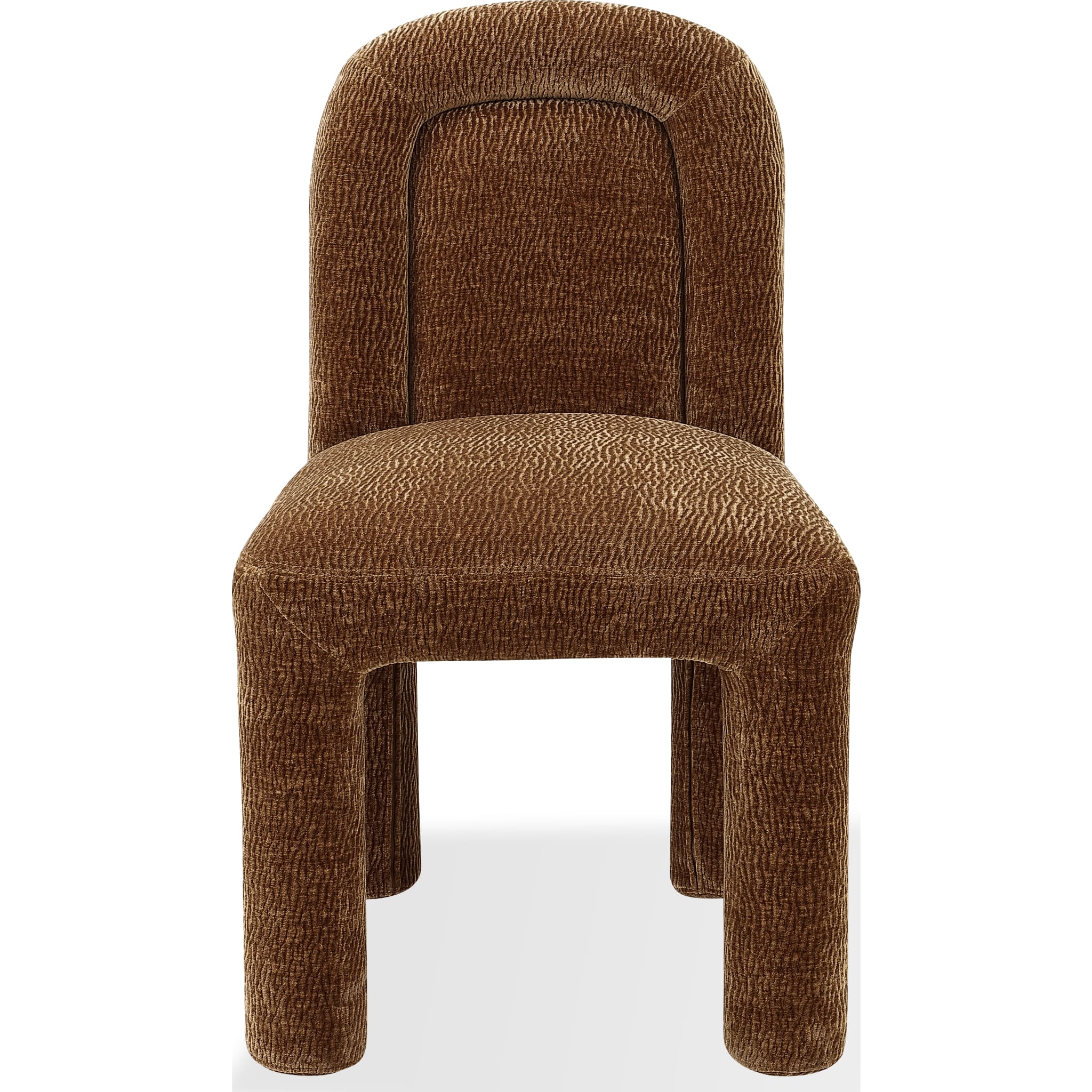 Xolani Fully Upholstered Dining Chair in Amber Sand Chenille