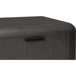 Xolani One Drawer Acacia Wood Nightstand in Jaguar