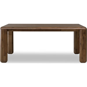 Xolani Rectangular Acacia Wood Leg Table in Impala