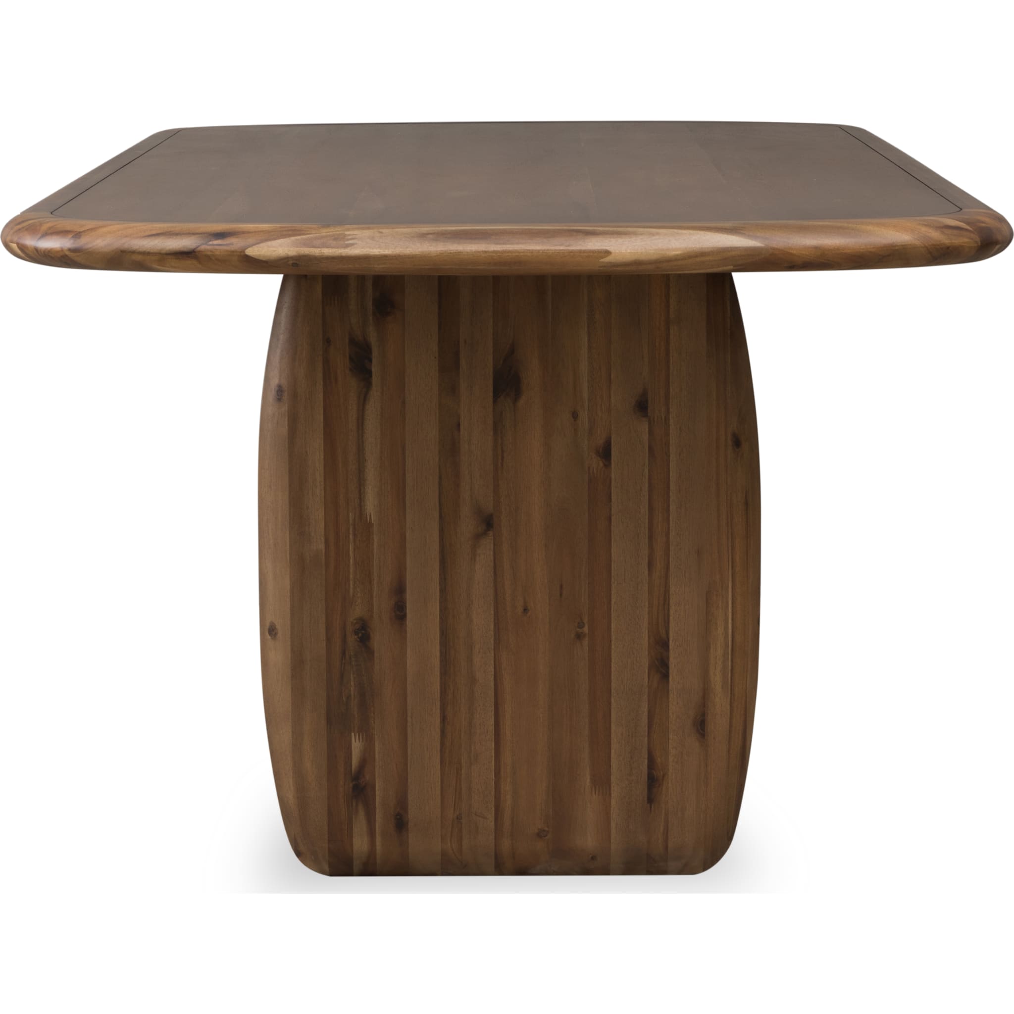 Xolani Rectangular Acacia Wood Pedestal Table in Impala