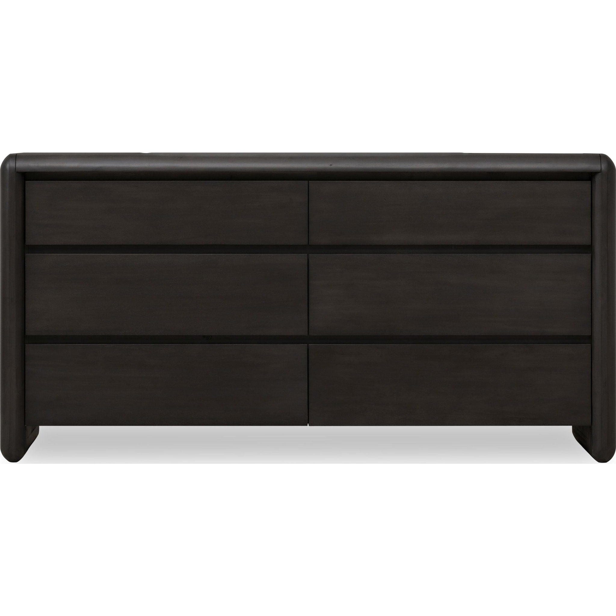 Xolani Six Drawer Acacia Wood Dresser in Jaguar