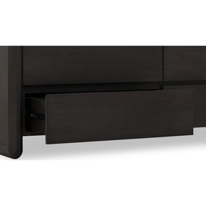 Xolani Six Drawer Acacia Wood Dresser in Jaguar