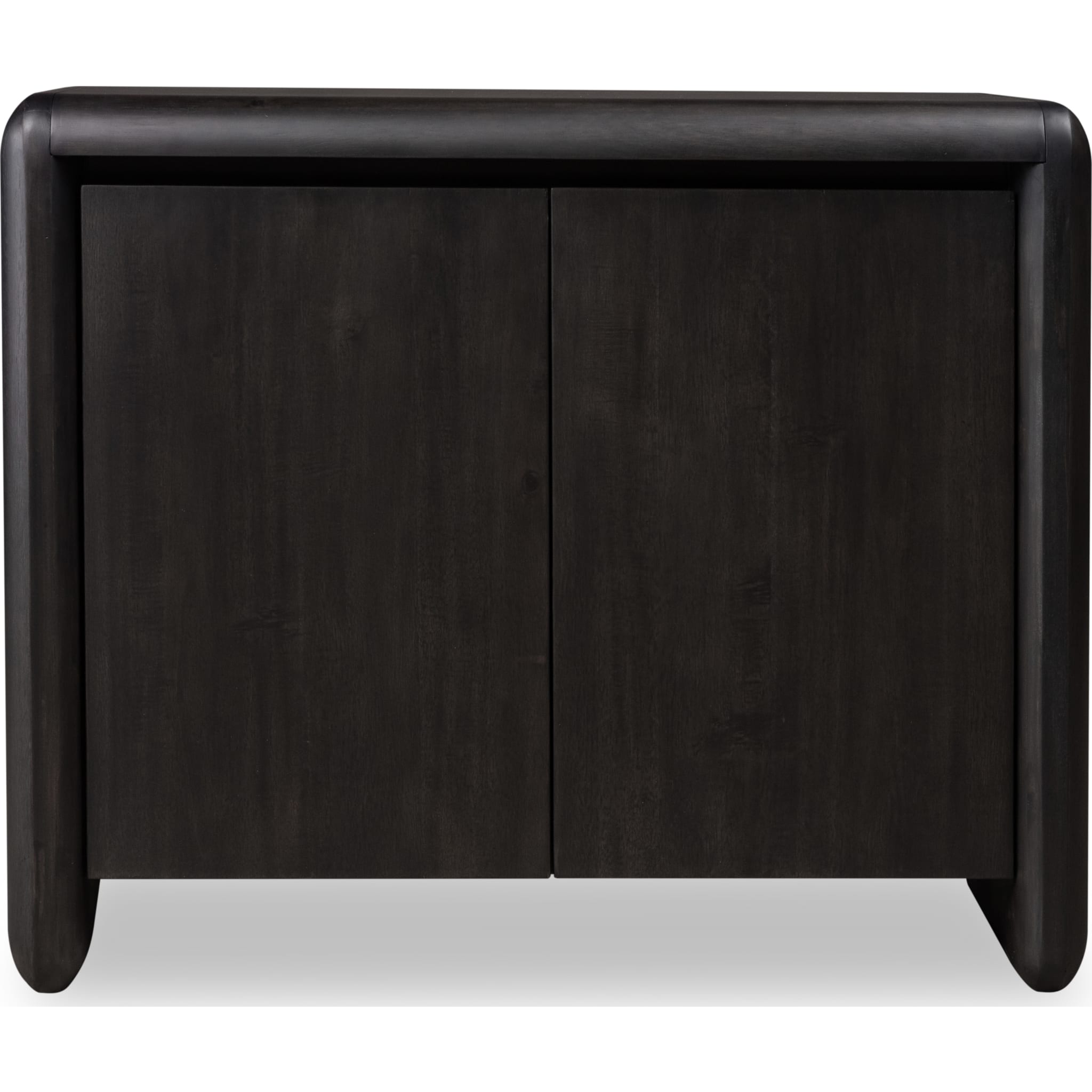 Xolani Two Door Acacia Wood Cabinet in Jaguar