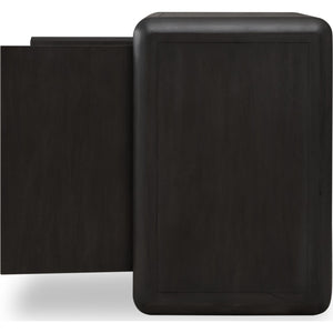 Xolani Two Door Acacia Wood Cabinet in Jaguar