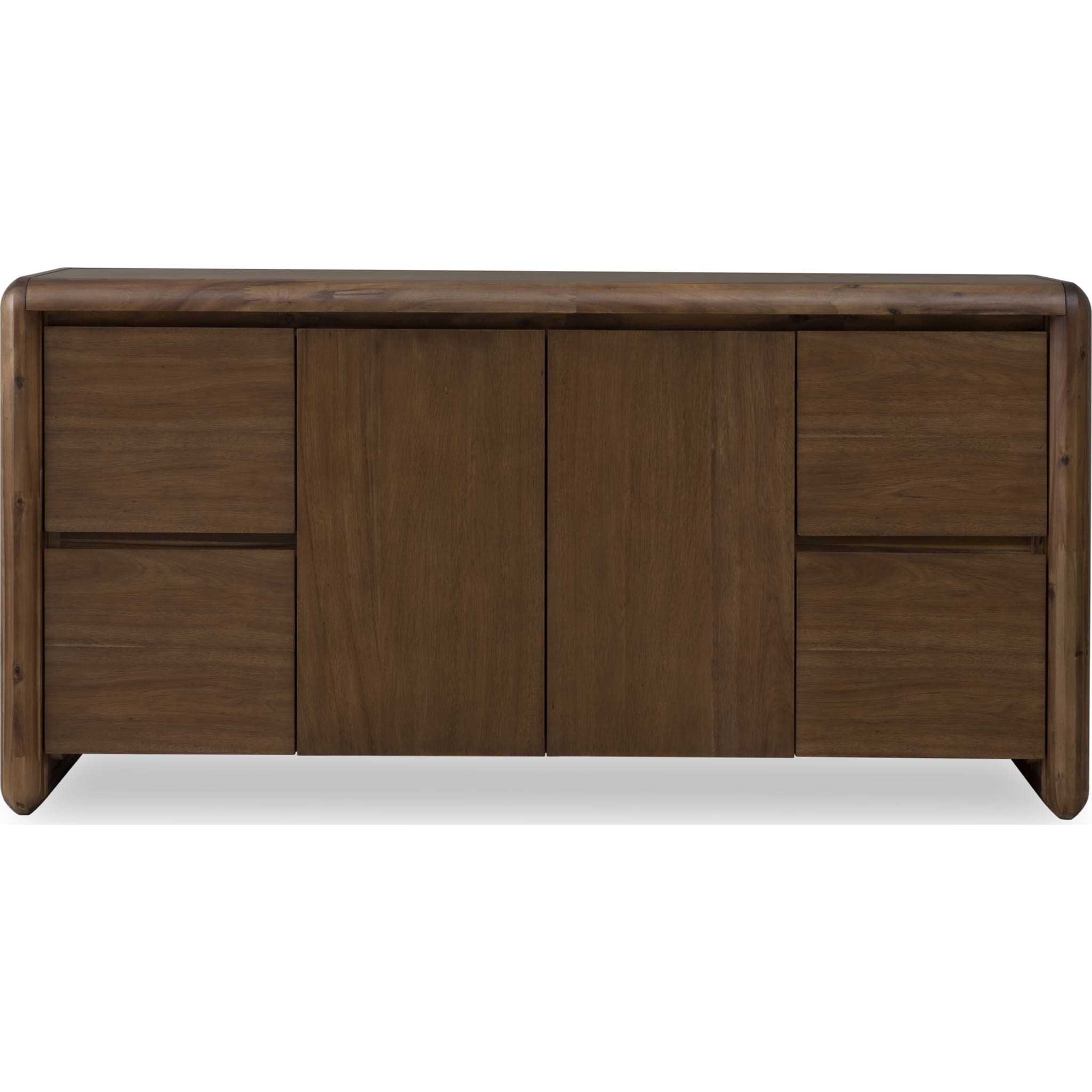Xolani Two Door Four Drawer Acacia Wood Sideboard in Impala