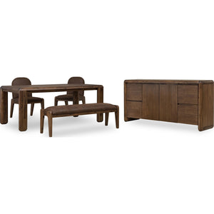 Xolani Two Door Four Drawer Acacia Wood Sideboard in Impala