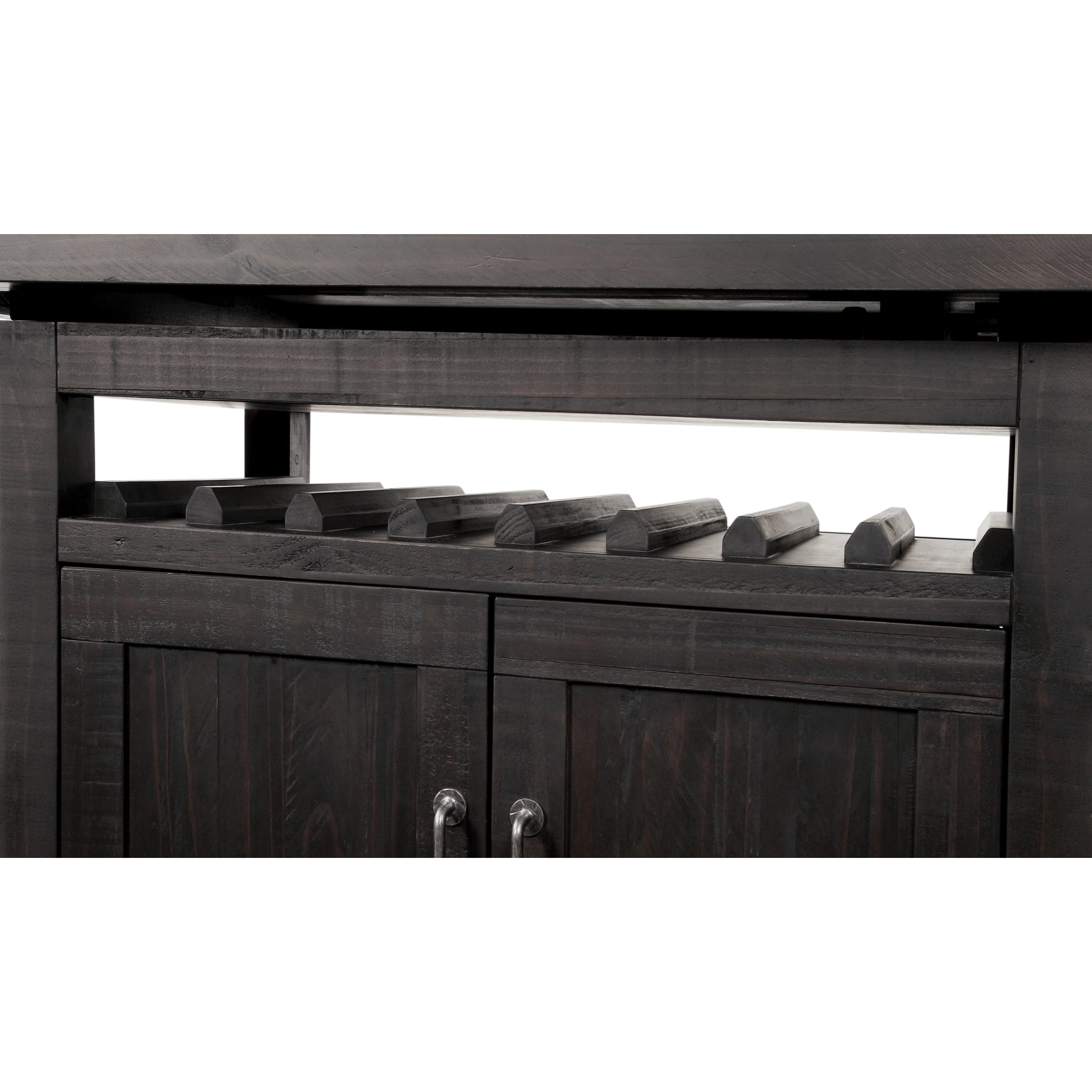 Yosemite Counter Height Rectangular Extension Table in Cafe