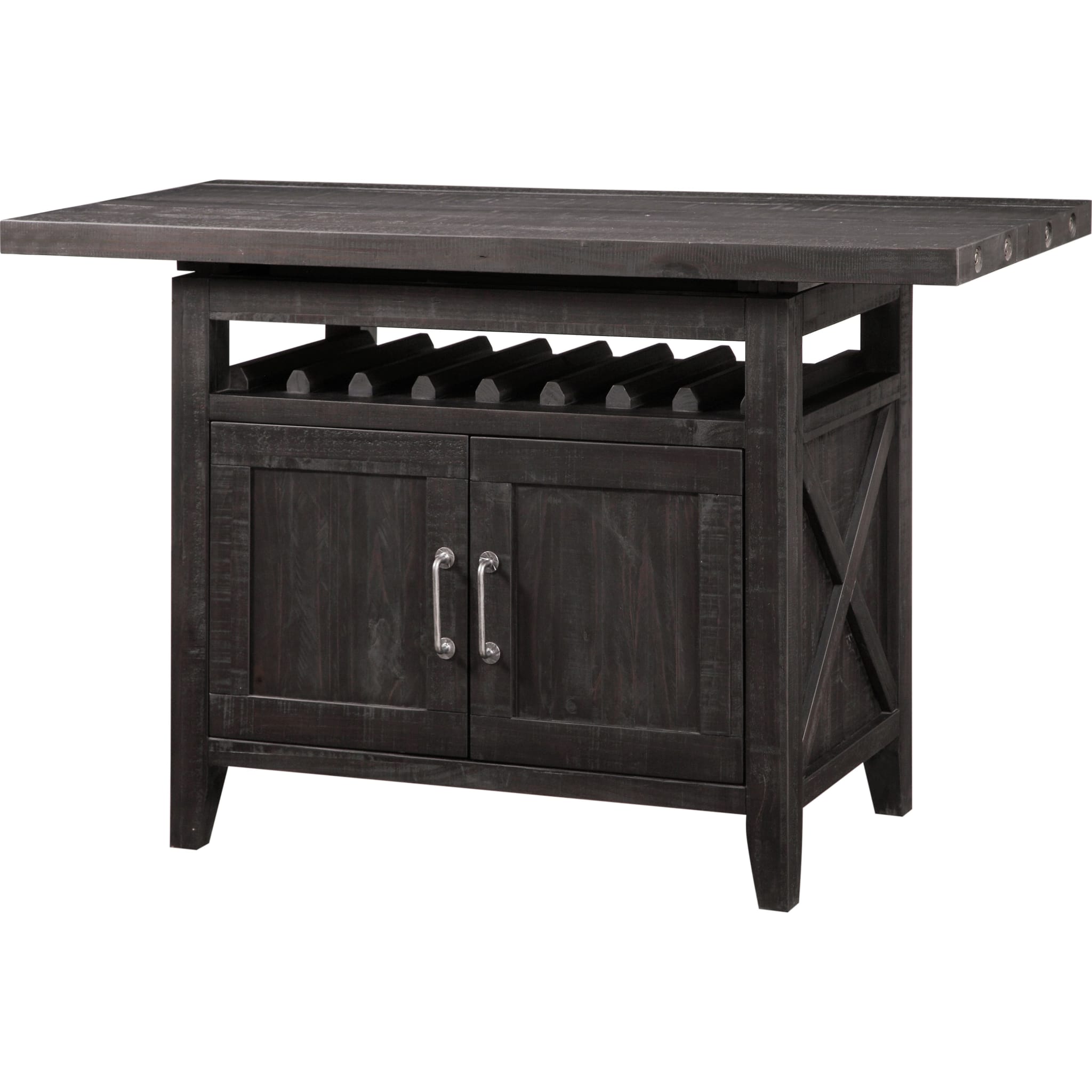 Yosemite Counter Height Rectangular Extension Table in Cafe