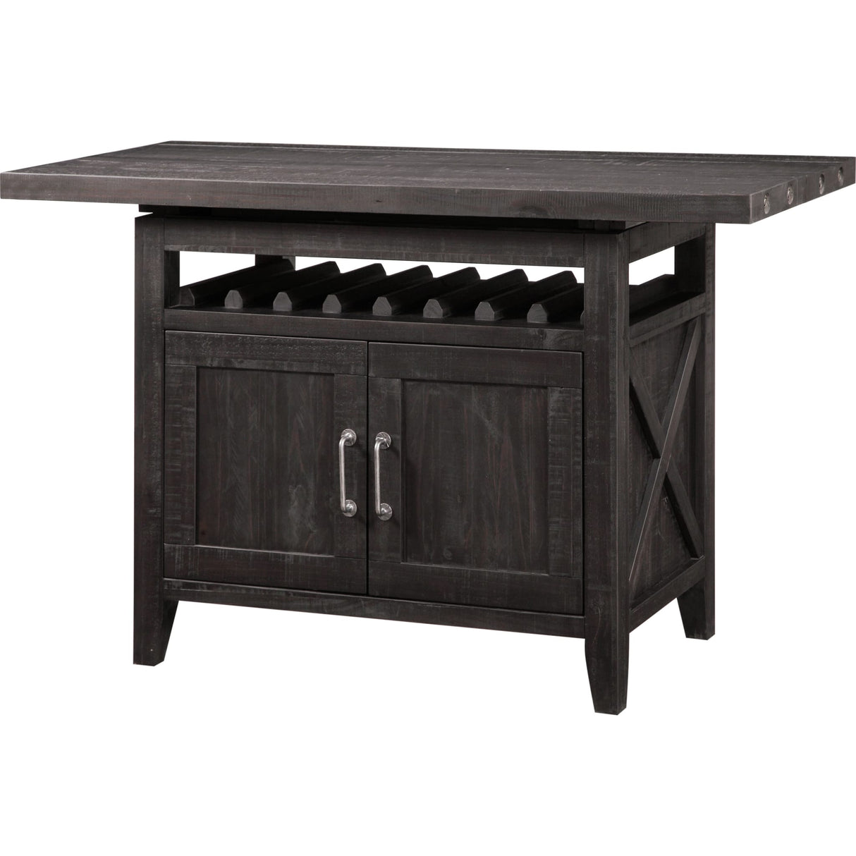 Yosemite Counter Height Rectangular Extension Table in Cafe